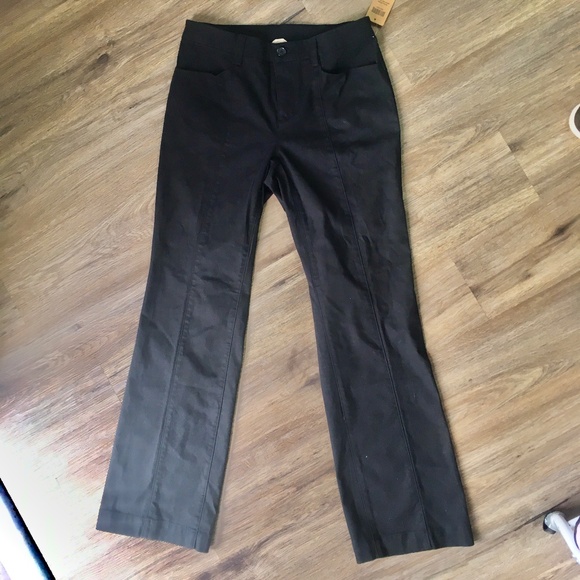 NWT Duluth Trading Co Women’s Black Straight-Leg Stretch Work/Dress Pants 6×31 - Picture 7 of 7